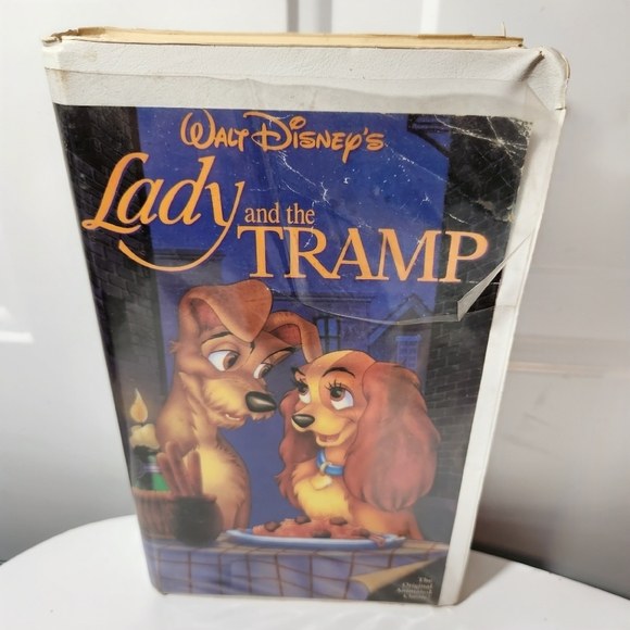 Disney Black Diamond Classics Lady and the Tramp VHS Tape - Picture 1 of 12